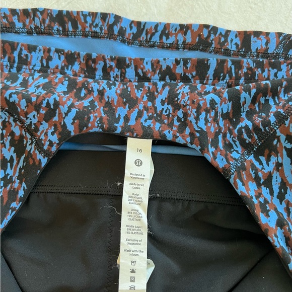Lululemon Align Tank Leopard Camo Blue Nile Multi - Picture 6 of 6